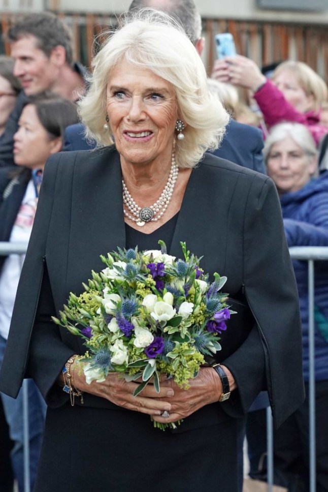 King Charles III And The Queen Consort Attend The Scottish Parliament To Receive A Motion of Condolence