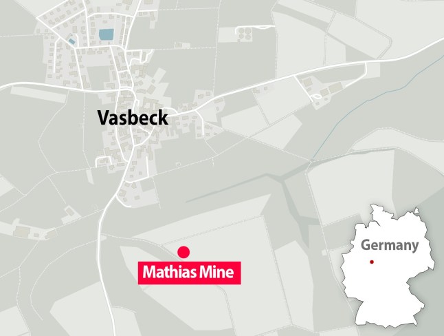 Mathias Mine, Valbeck, Germany (Picture: datawrapper/Metro.co.uk)