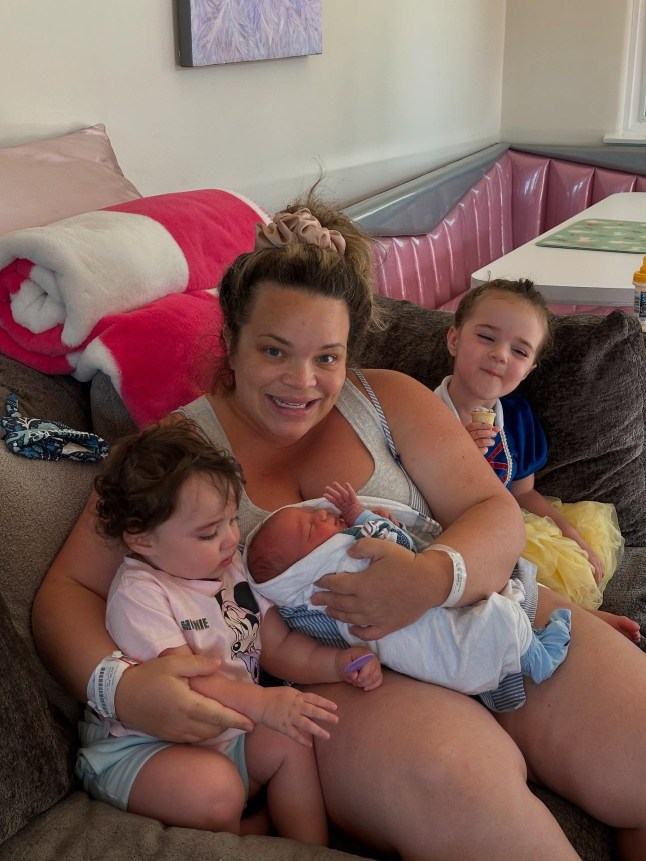 Trisha Paytus announces 'traumatic' birth of son sparking concern... and reveals religious baby name